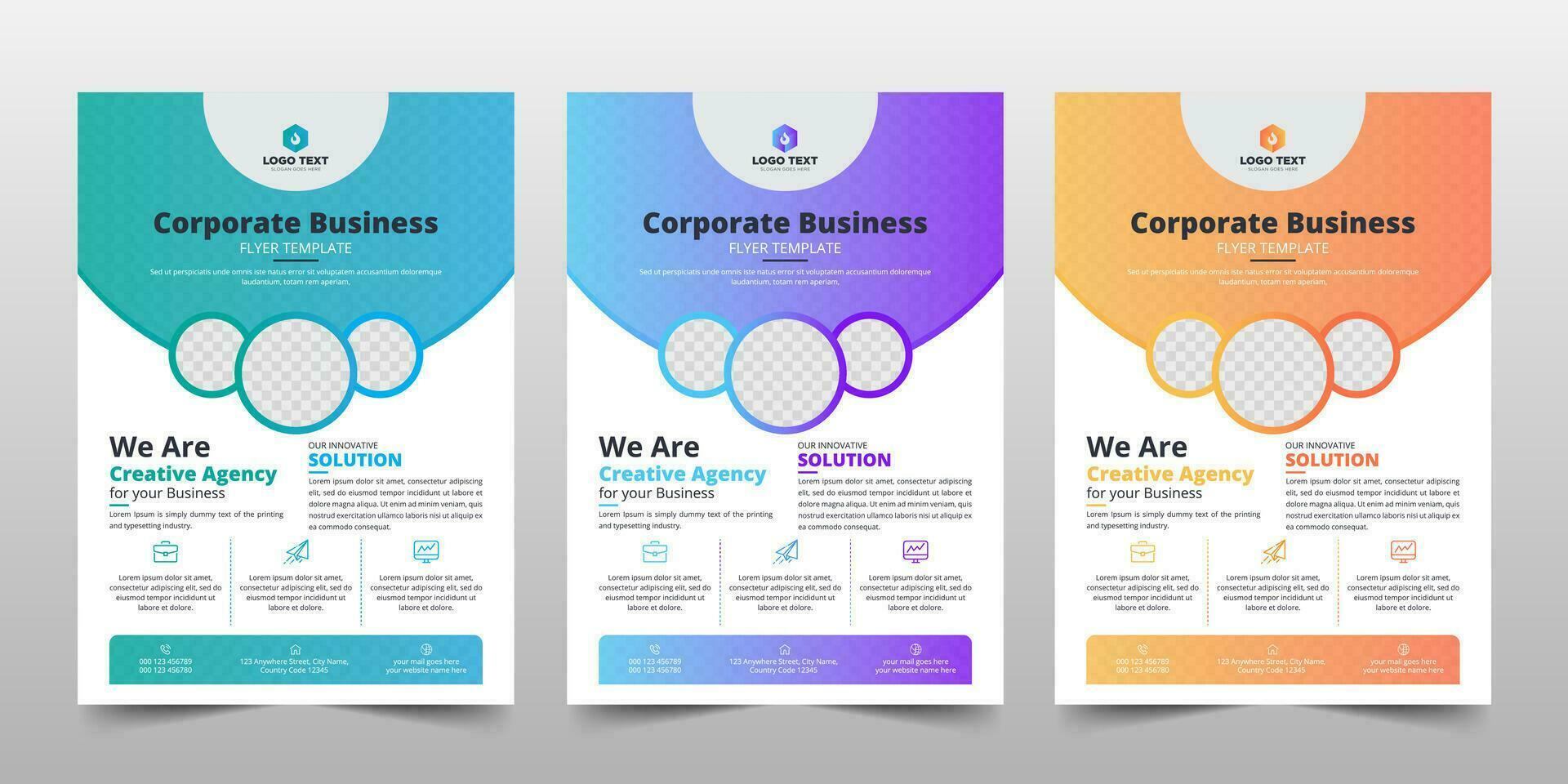 Creative Corporate and Business Flyer Brochure Template Design, abstract business flyer, and vector template design. Brochure design, cover, annual report, poster, flyer