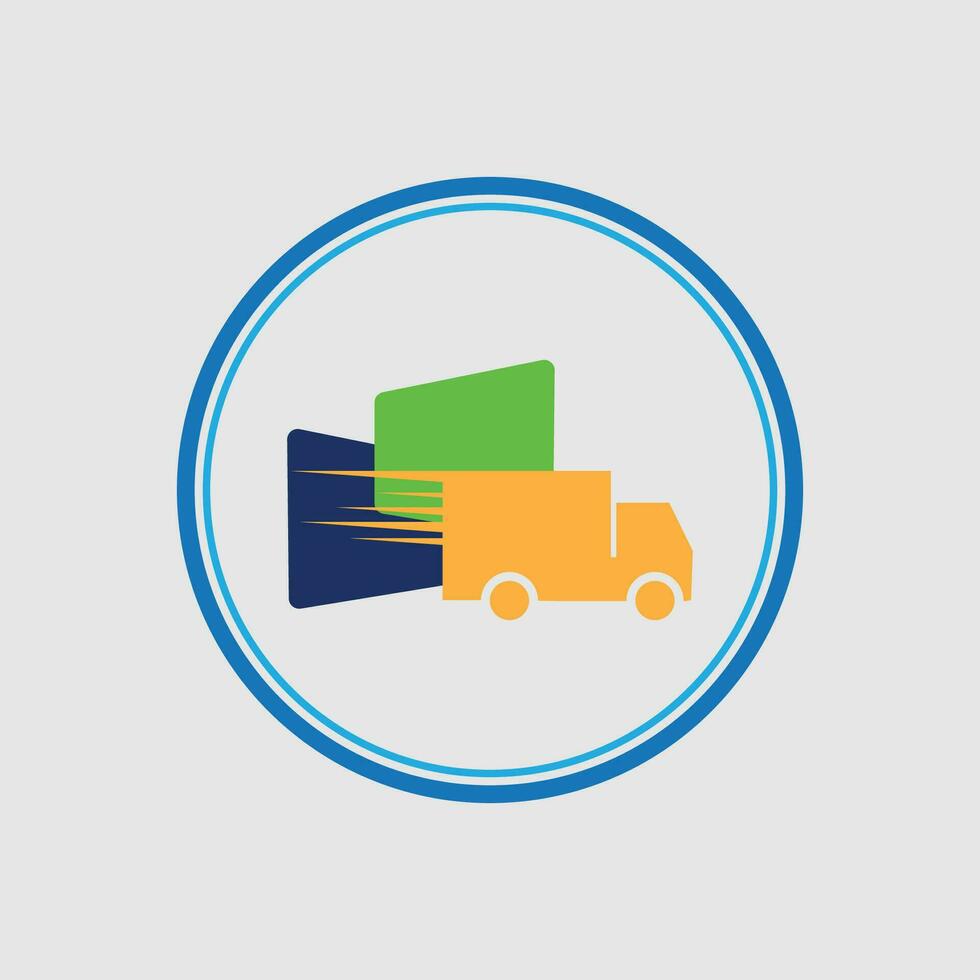 Delivery solution logo design,Delivery service, Delivery express logo design,Delivery man courier holding box,Logo design vector template Negative