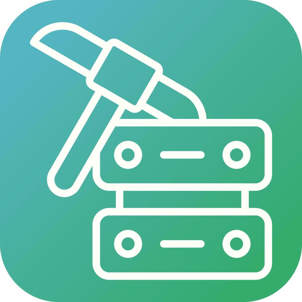 Data Mining Vector Icon