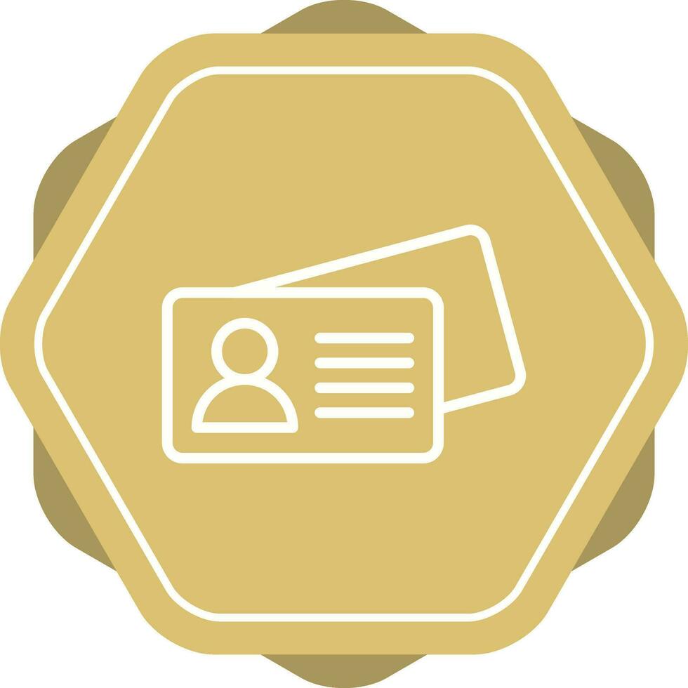 Business Card Vector Icon