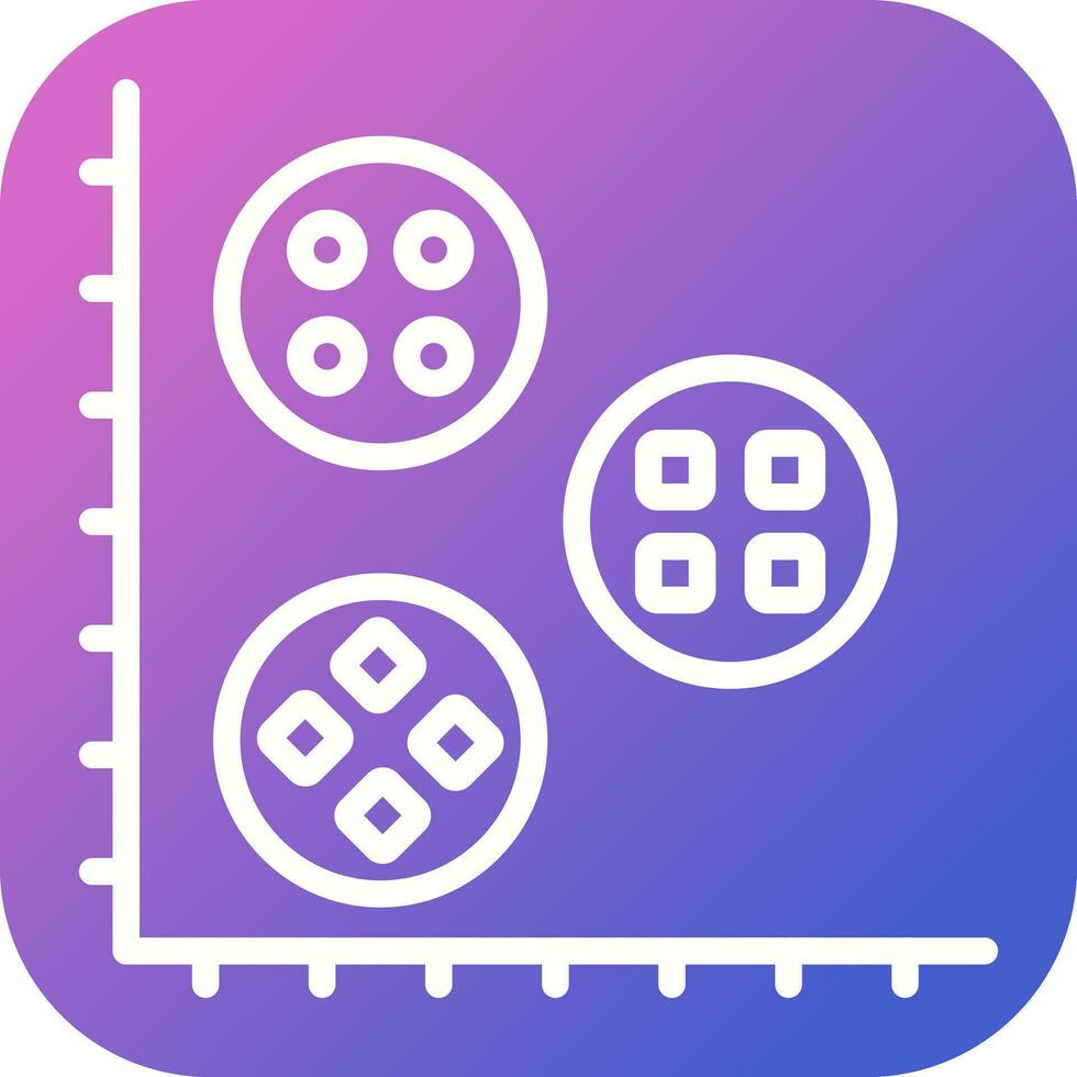 Cluster Analysis Vector Icon