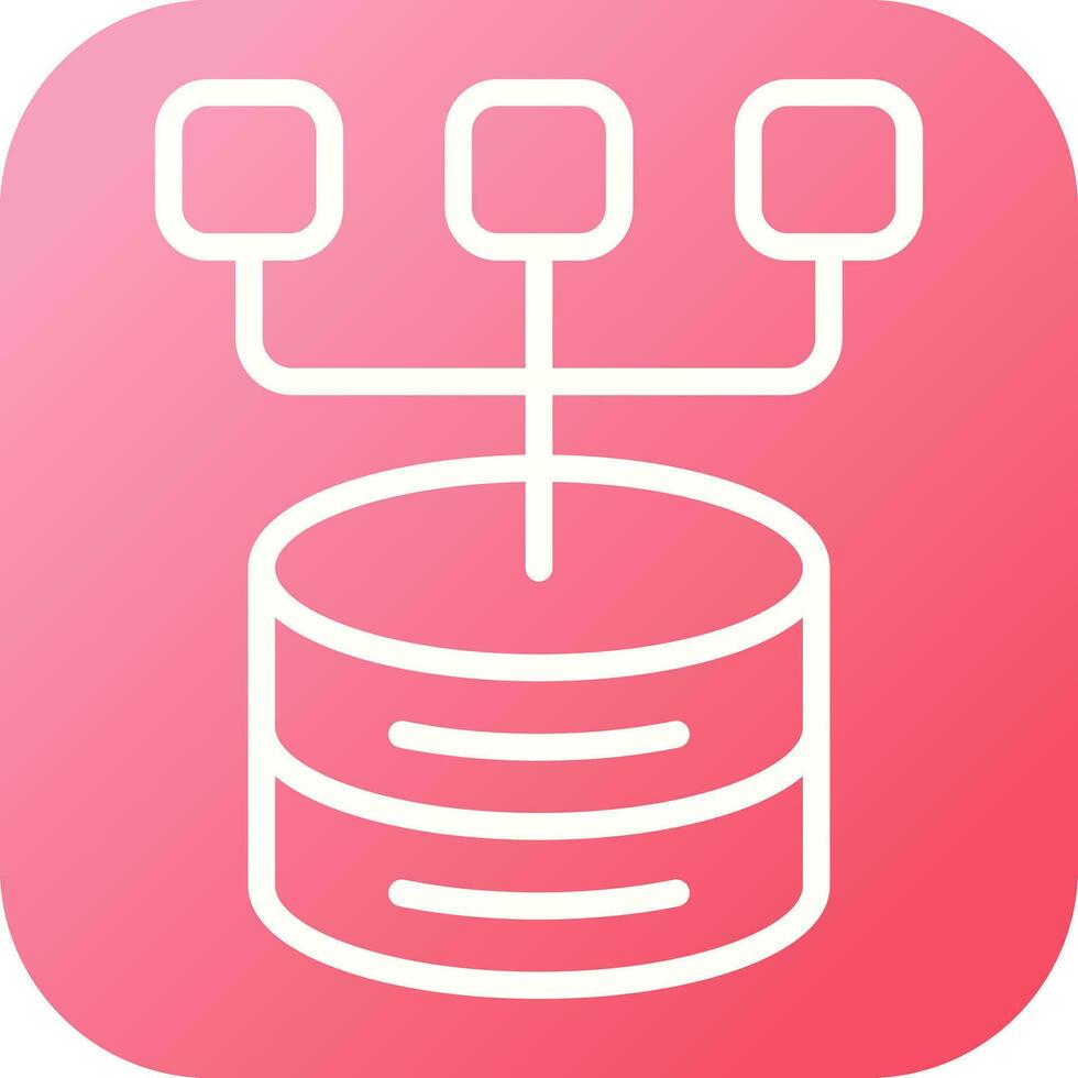 Data Modeling Vector Icon