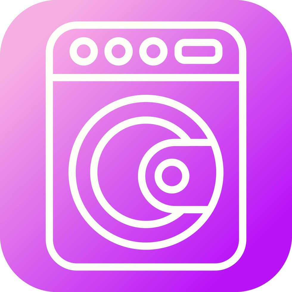 Washing Machine Vector Icon