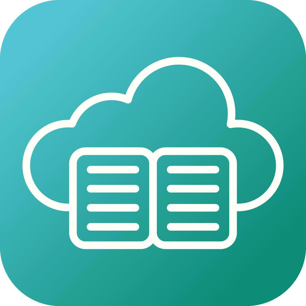 Cloud Training Vector Icon