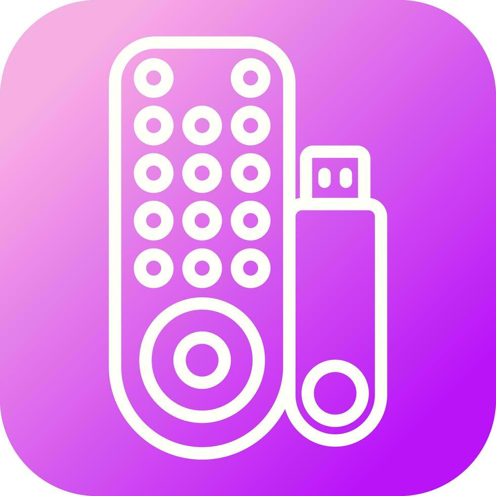 Streaming Stick Vector Icon