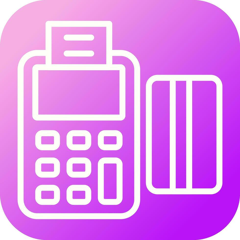 Point of Sale System Vector Icon