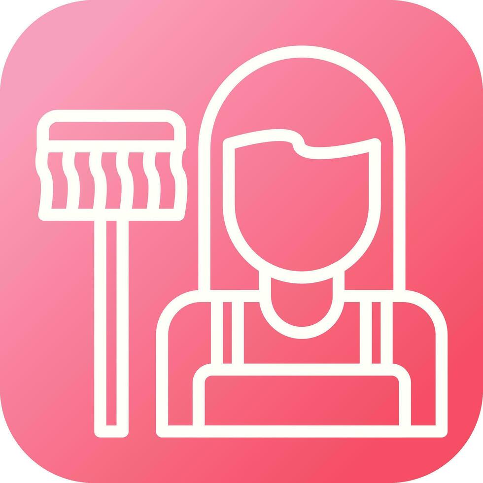 Housekeeper Vector Icon