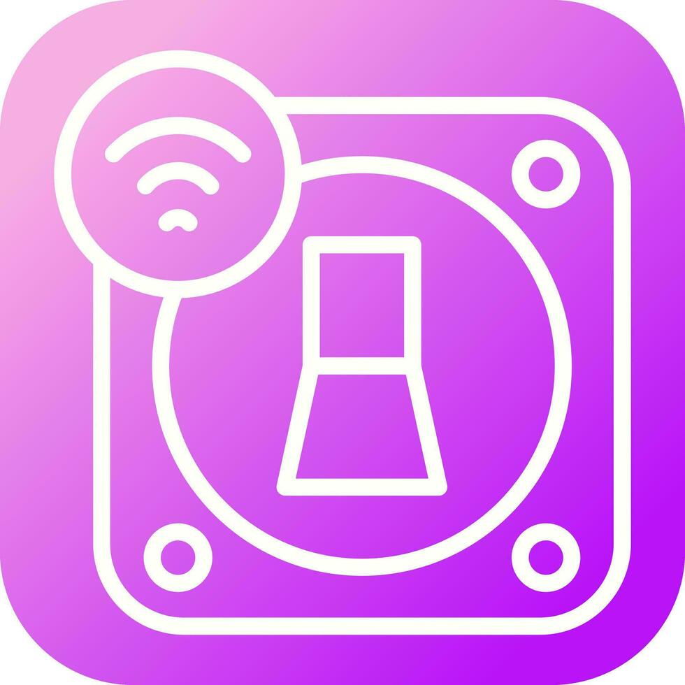 Smart Light Switch Vector Icon