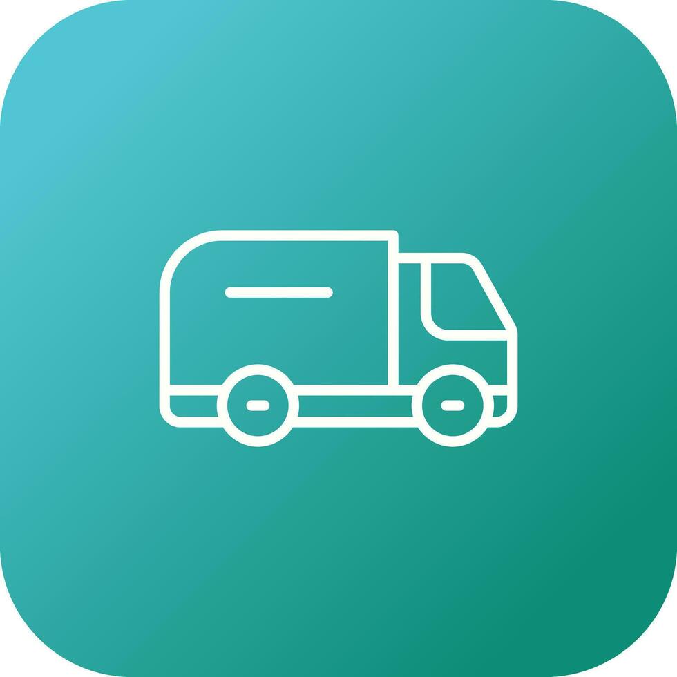 Truck Side Vector Icon