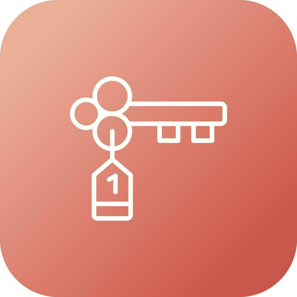 Door Key Vector Icon
