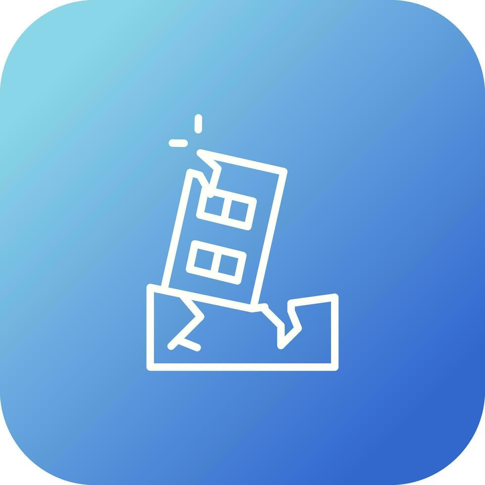 Earthquake Vector Icon