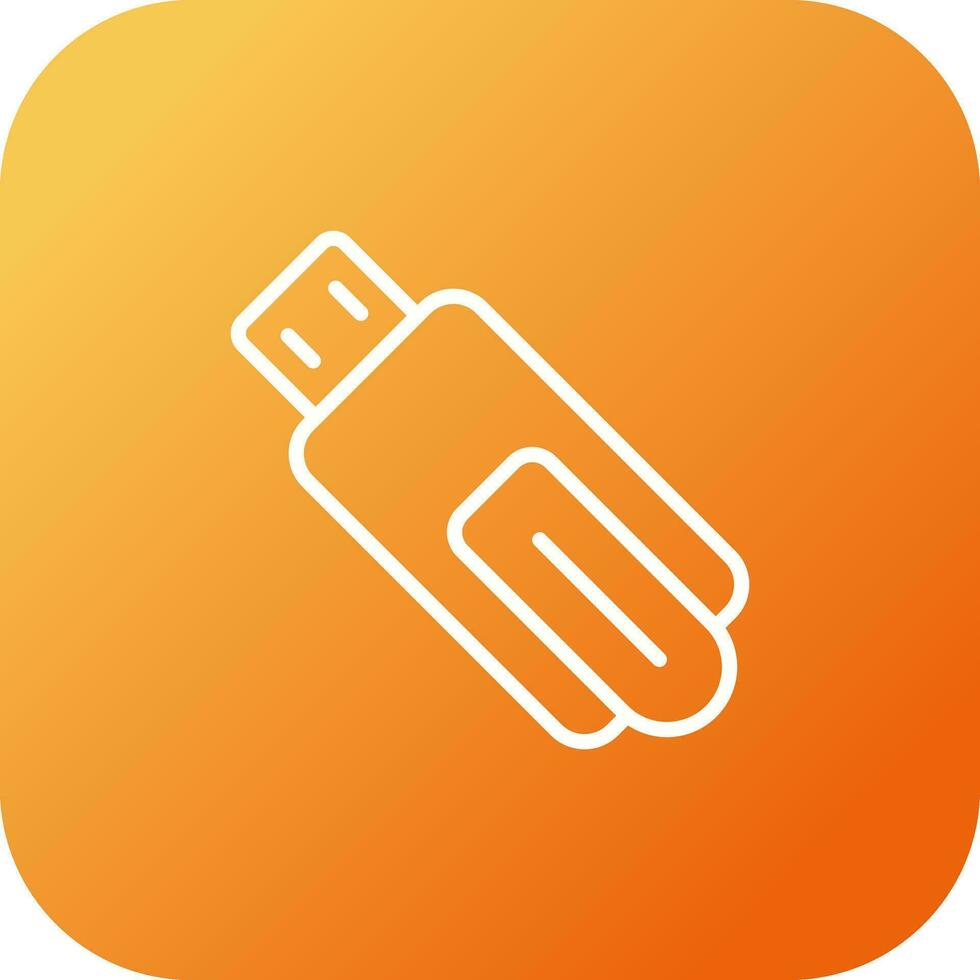 USB Flash Drive Vector Icon