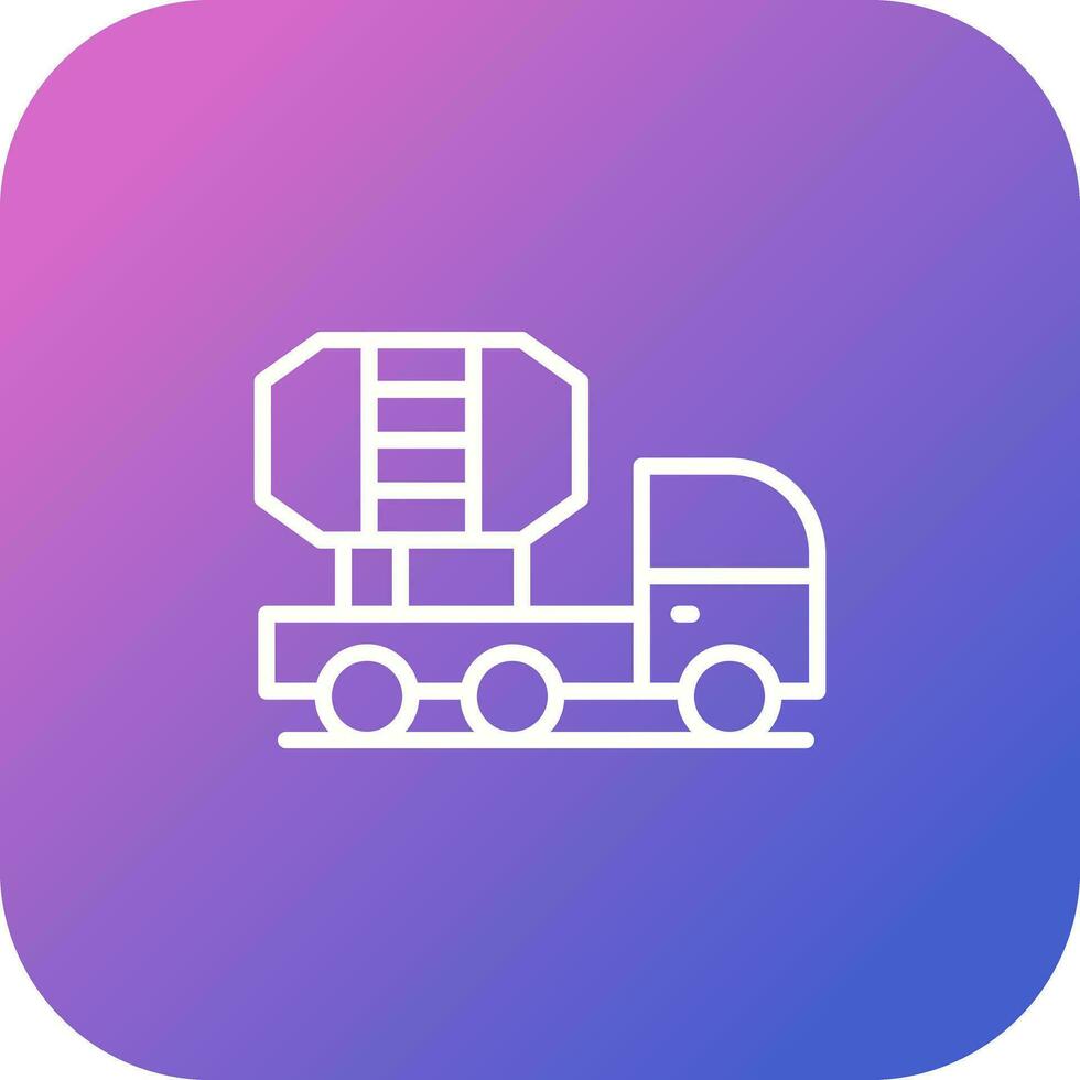 Mixer Truck Vector Icon