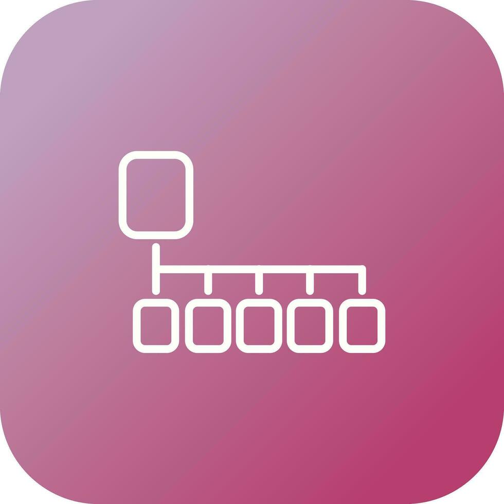 Card Sorting Vector Icon