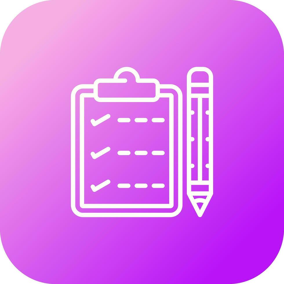 Writing pad Vector Icon