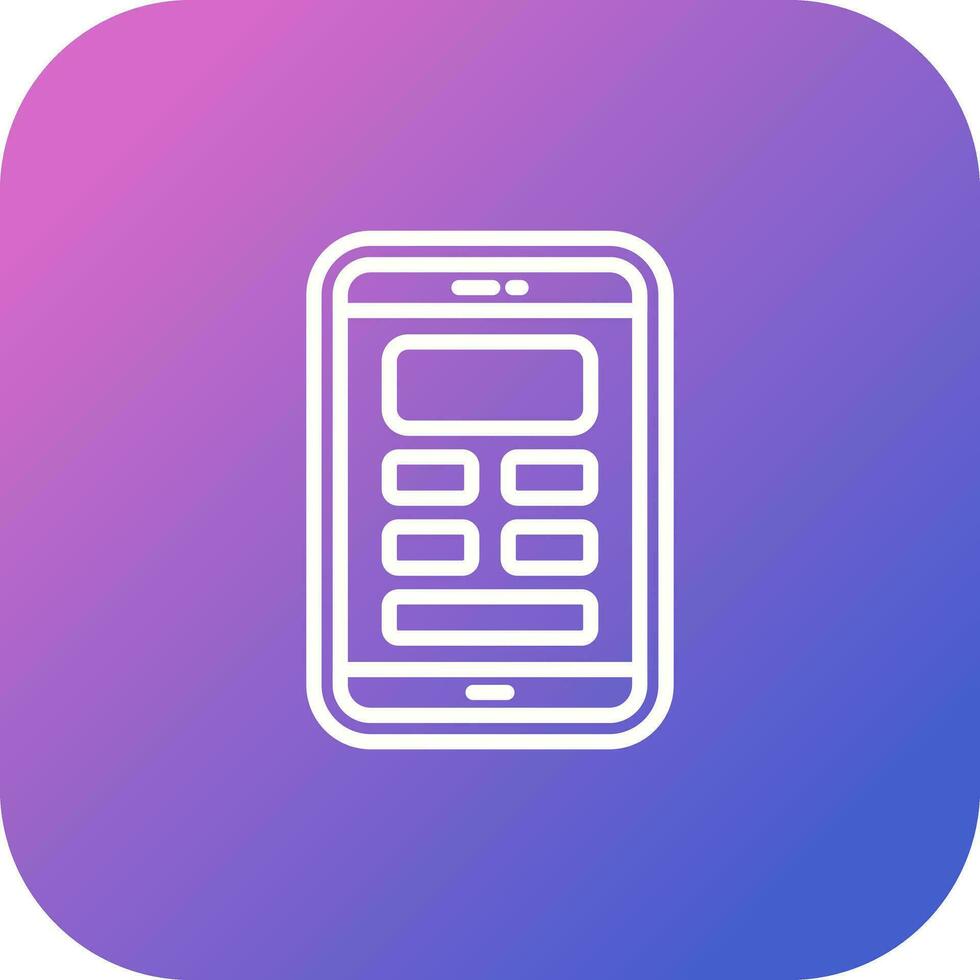 Mobile Design Vector Icon