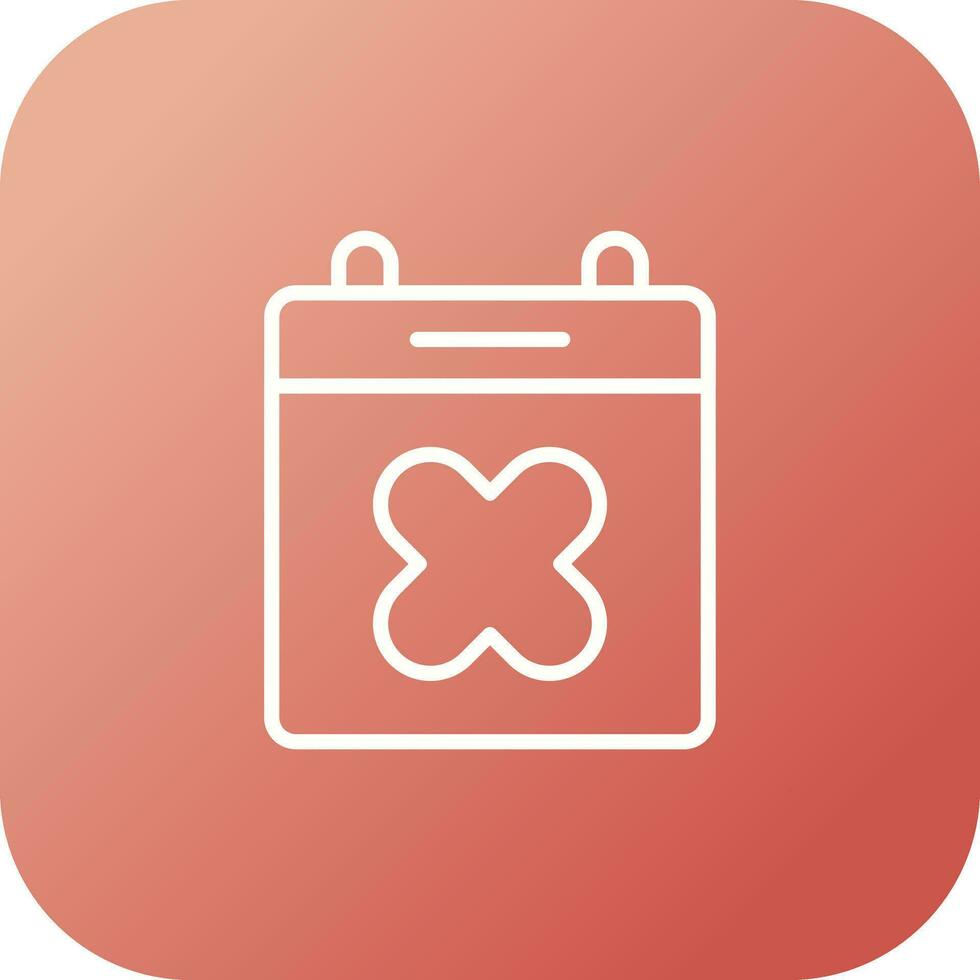 Calendar Xmark Vector Icon