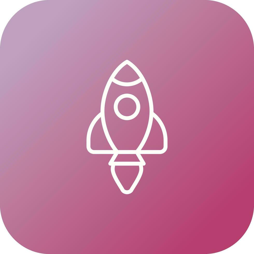 Rocket Lunch Vector Icon