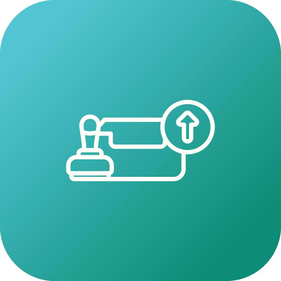 Outbox with stamp Vector Icon