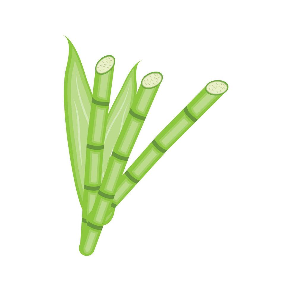 bambú logo, panda comida verde planta vector, sencillo minimalista diseño, ilustración elemento modelo vector
