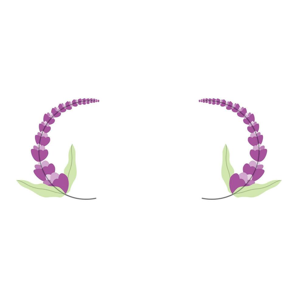 Lavender Logo, Purple Plant Vector, Garden Design, Illustration Symbol Template vector