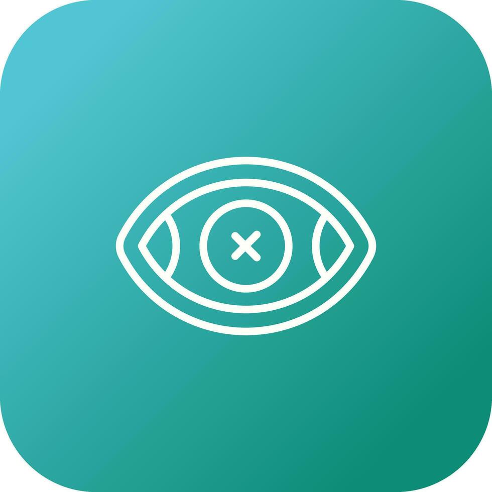 Eye Crossed Vector Icon