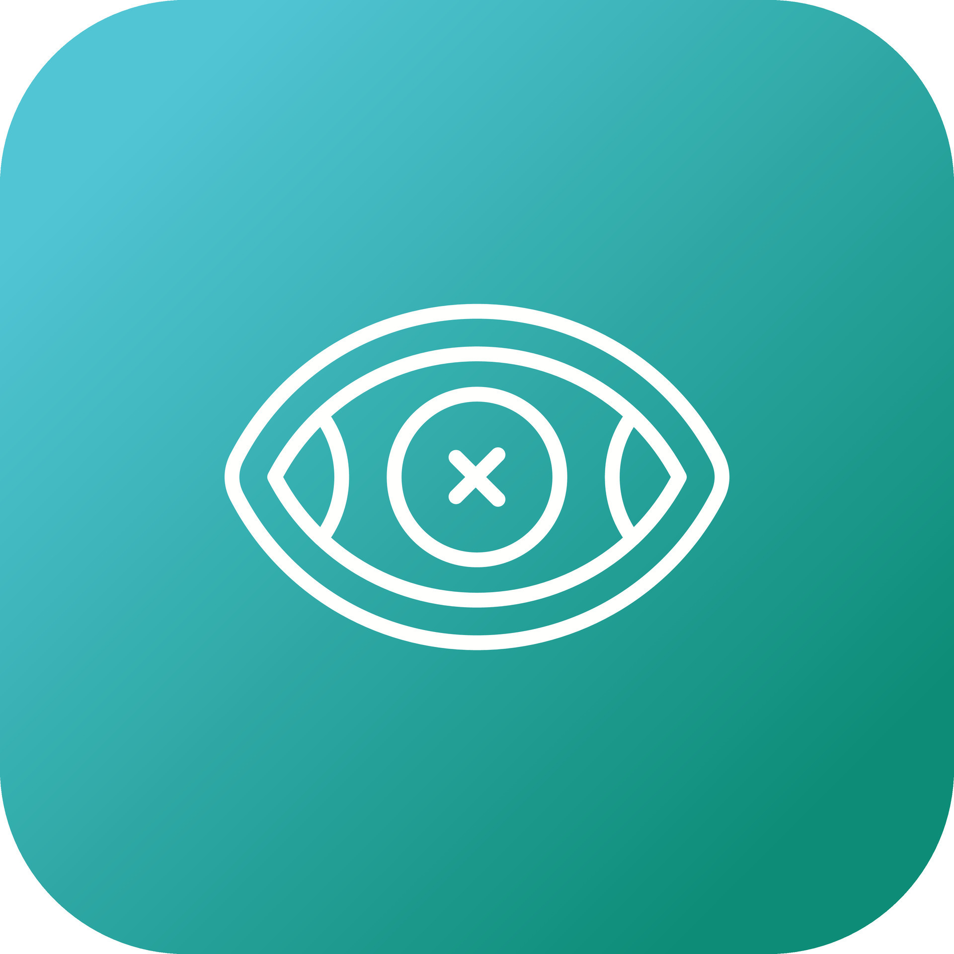 ojo cruzado vector icono 26338031 Vector en Vecteezy