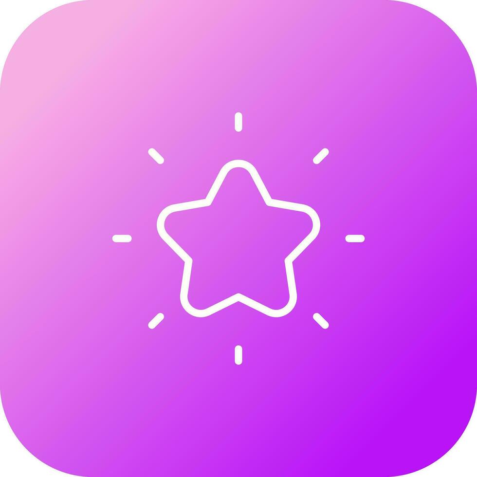 Shining Star Vector Icon