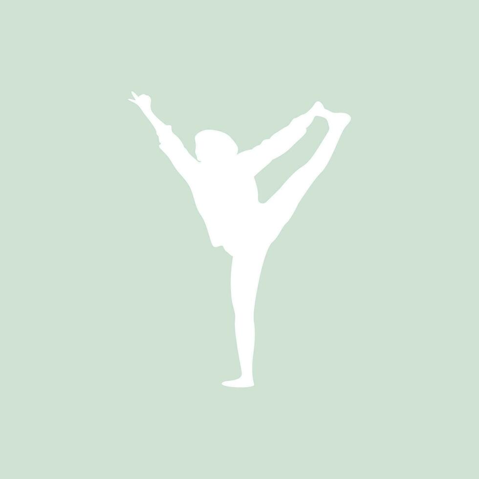Pilates sitting pose logo icon symbol a calming yoga exercise that moves the whole body vector