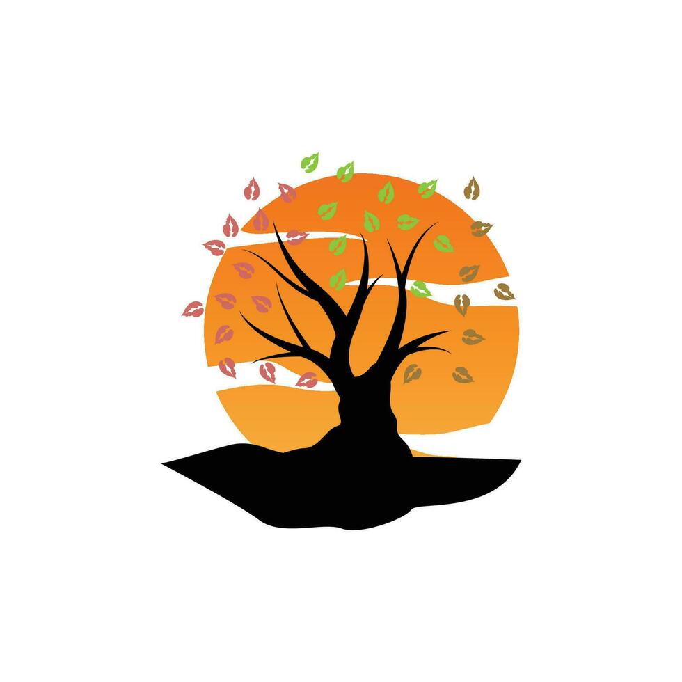 Tree Logo Design, Playground Vector, Education Tree Icon vector