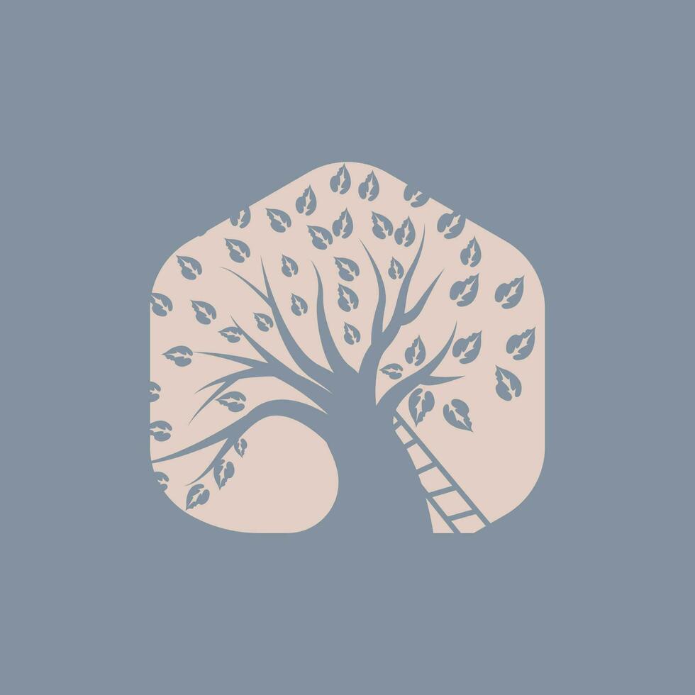 Tree Logo Design, Playground Vector, Education Tree Icon vector