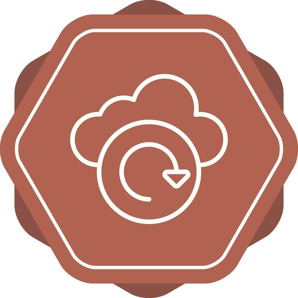 Cloud Backup Vector Icon