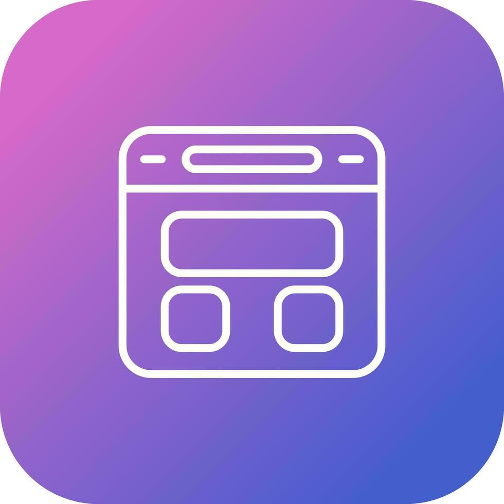 Browser Vector Icon