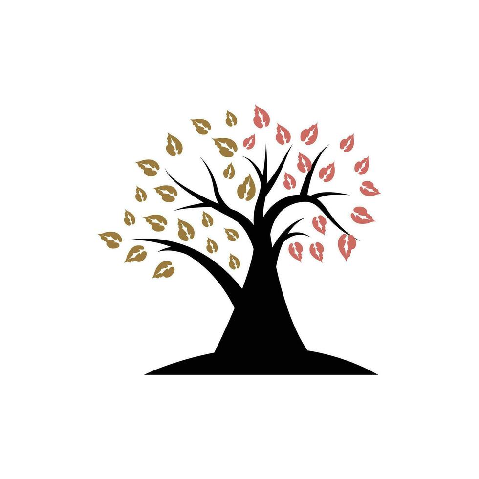 Tree Logo Design, Playground Vector, Education Tree Icon vector