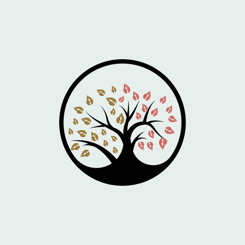 Tree Logo Design, Playground Vector, Education Tree Icon vector