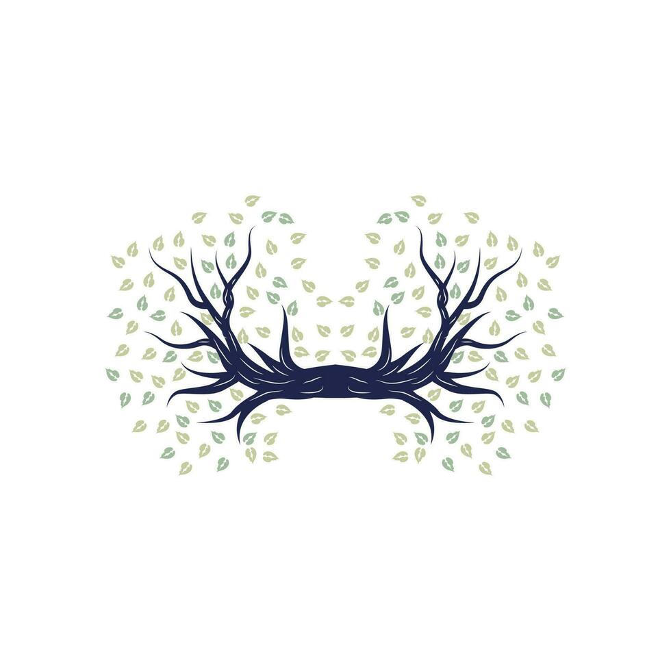 árbol logo diseño, patio de recreo vector, educación árbol icono vector