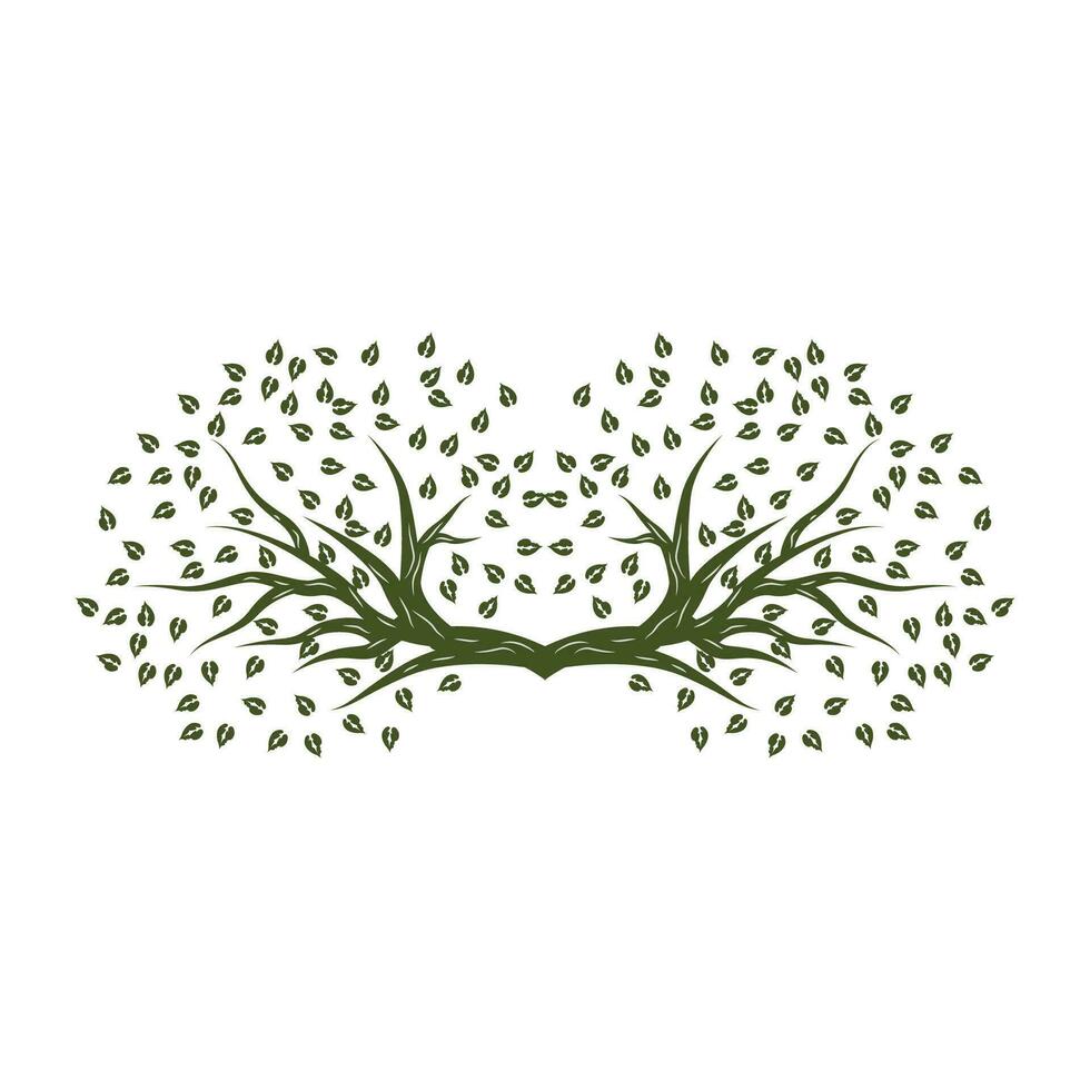 Tree Logo Design, Playground Vector, Education Tree Icon vector