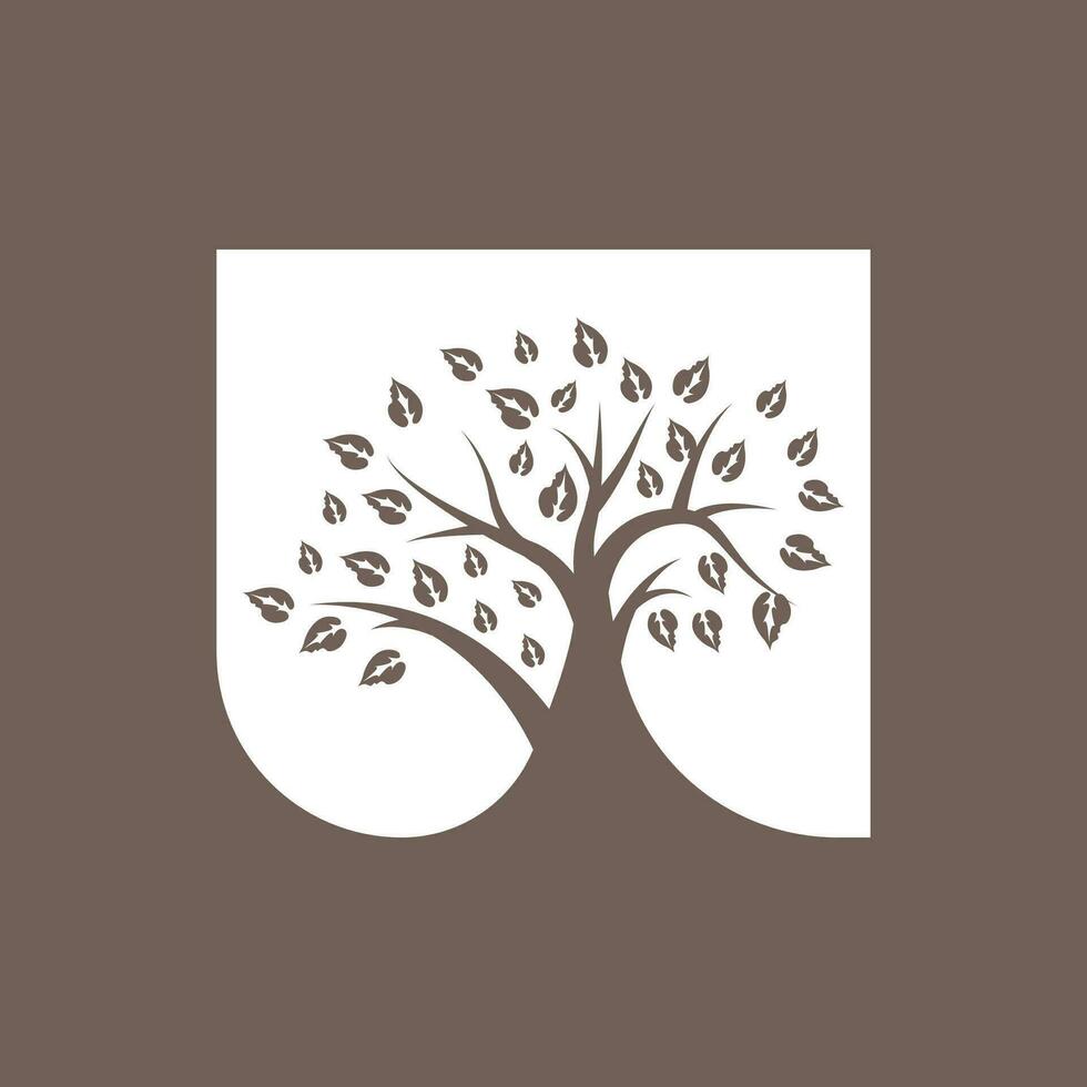 Tree Logo Design, Playground Vector, Education Tree Icon vector