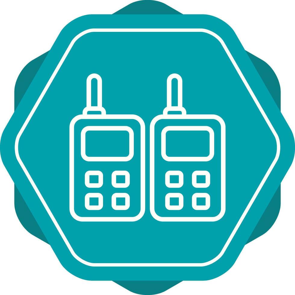 Two way Radio Vector Icon