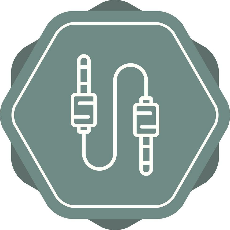 Audio Cable Vector Icon