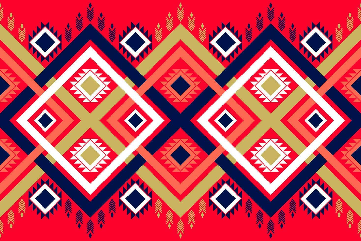 ethnic geometric seamless pattern. Design for fabric, clothes, decorative paper, wrapping, embroidery, illustration, vector, batik pattern, ethnic pattern, Aztec pattern vector