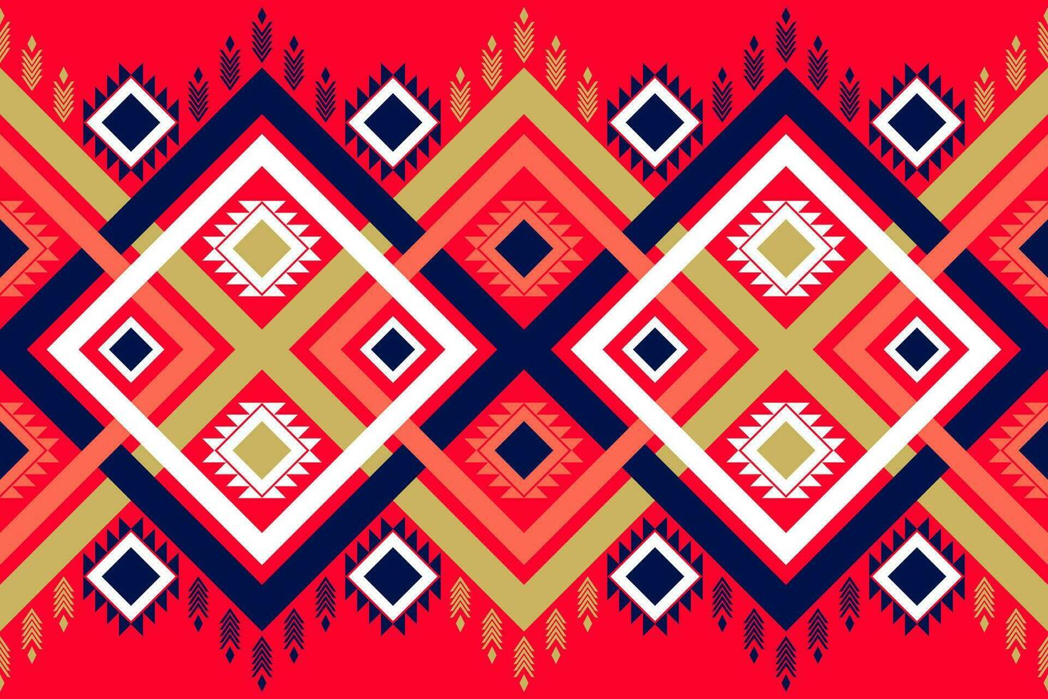 ethnic geometric seamless pattern. Design for fabric, clothes, decorative paper, wrapping, embroidery, illustration, vector, batik pattern, ethnic pattern, Aztec pattern vector