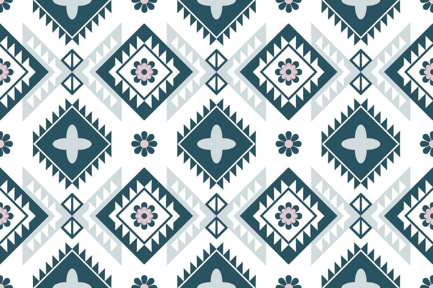 Geometric ethnic seamless pattern Oriental ethnic pattern traditional background, tribal seamless pattern Design for carpet, wallpaper, clothing, wrapping, fabric vector