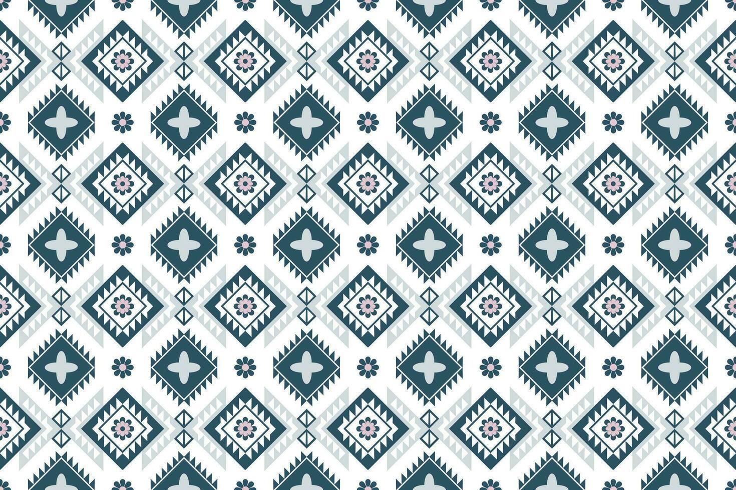 Geometric ethnic seamless pattern Oriental ethnic pattern traditional background, tribal seamless pattern Design for carpet, wallpaper, clothing, wrapping, fabric vector
