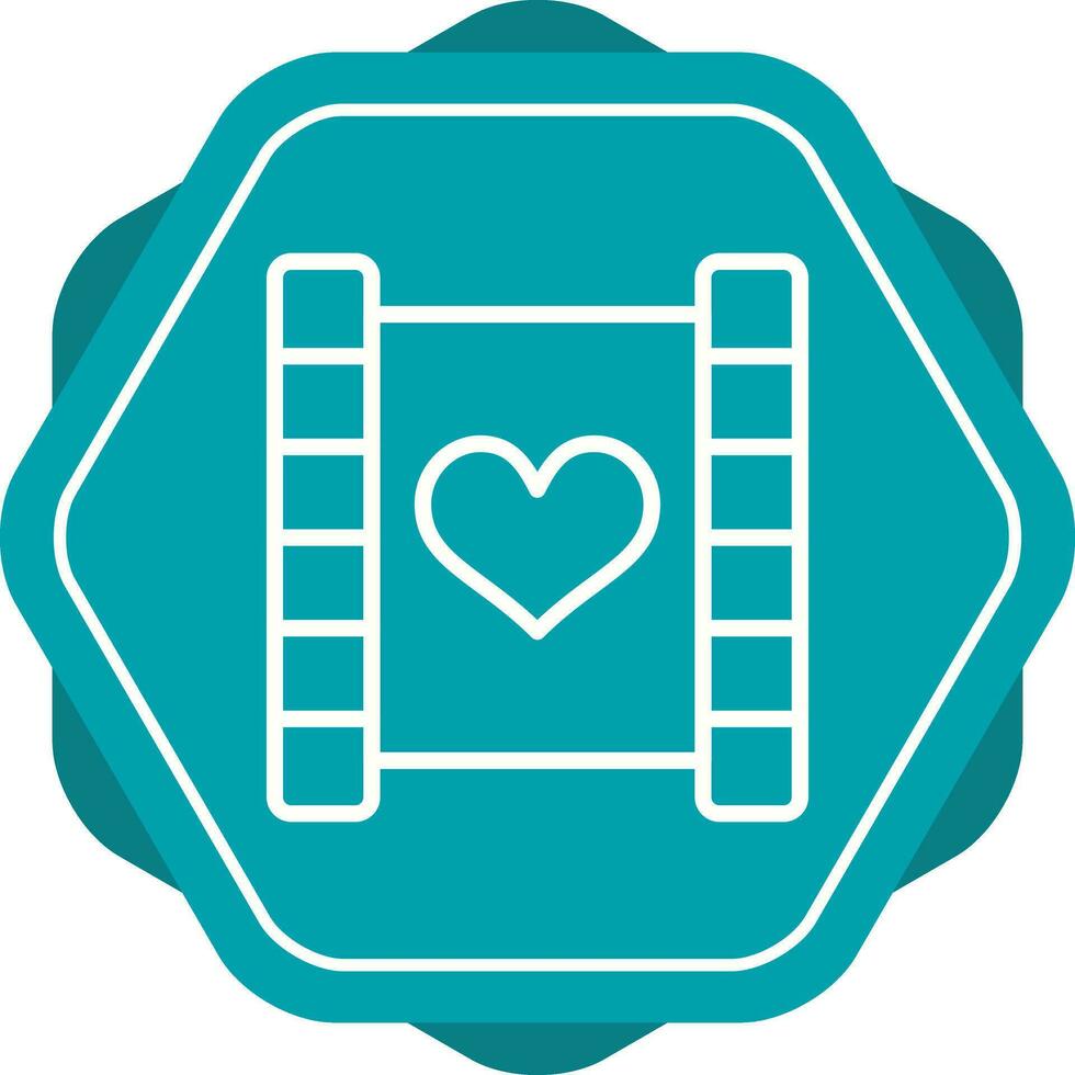 Love story movie Vector Icon