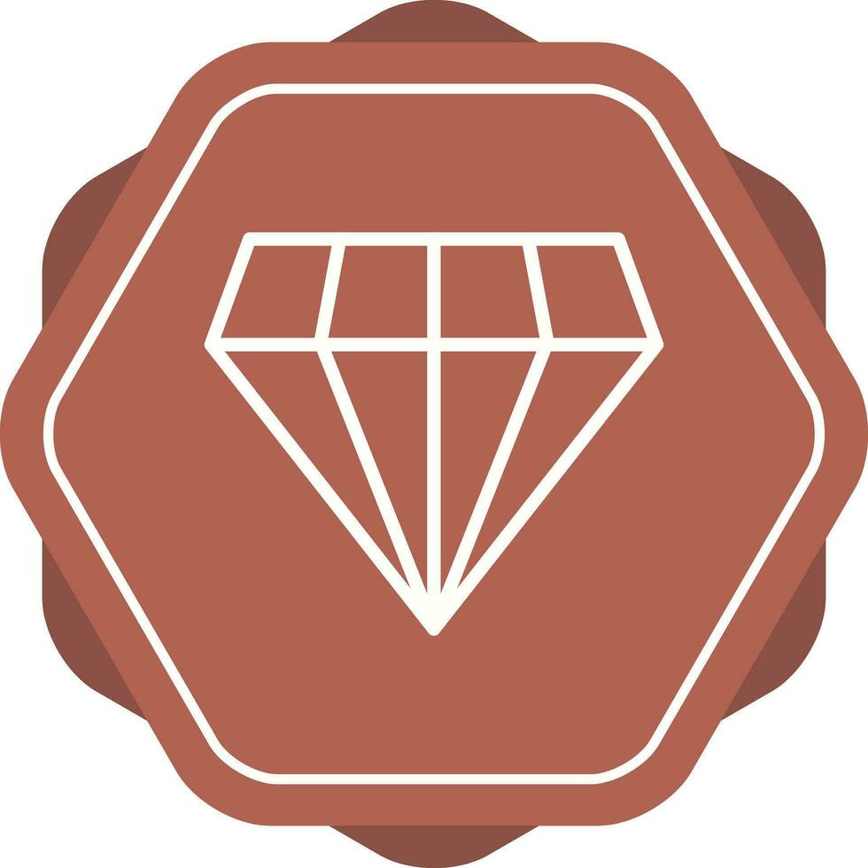 icono de vector de diamante