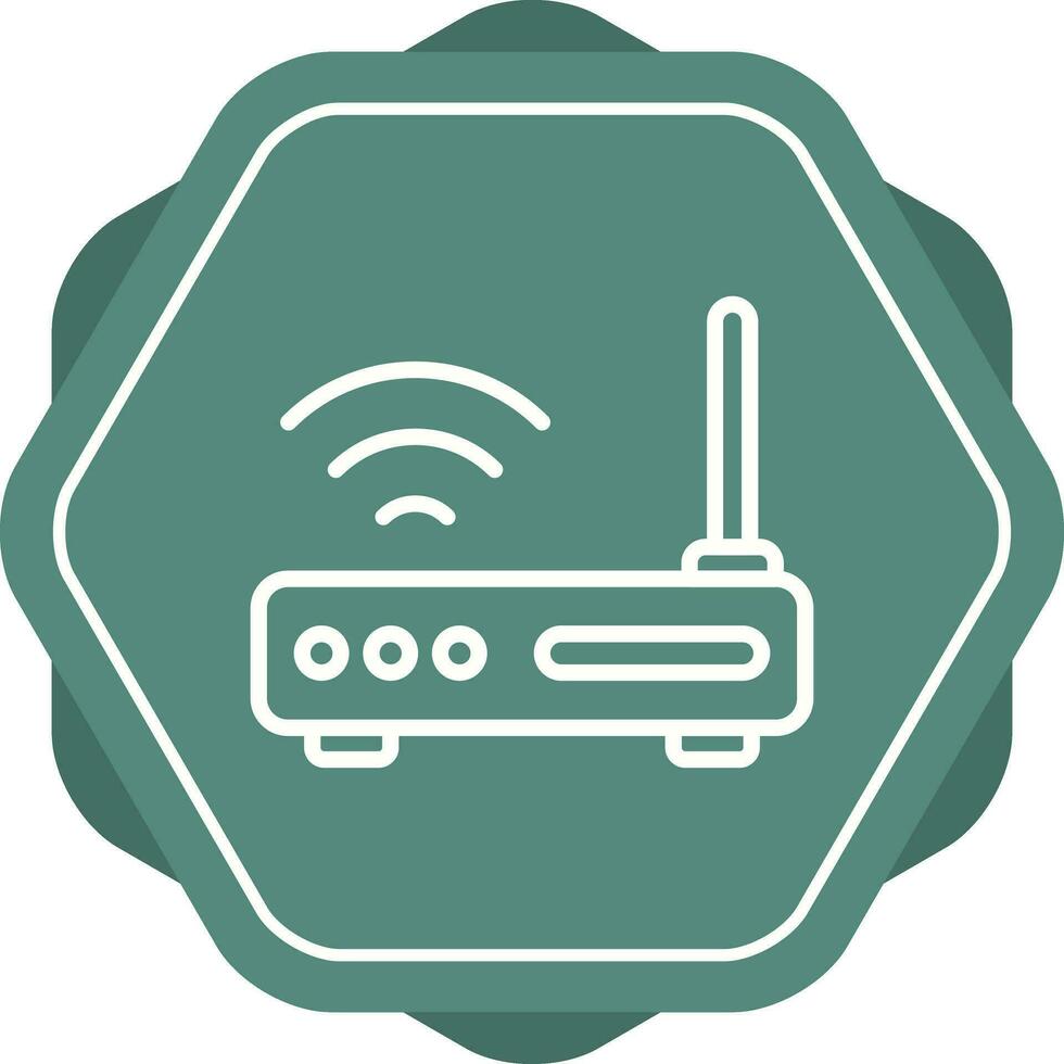 Wifi enrutador vector icono