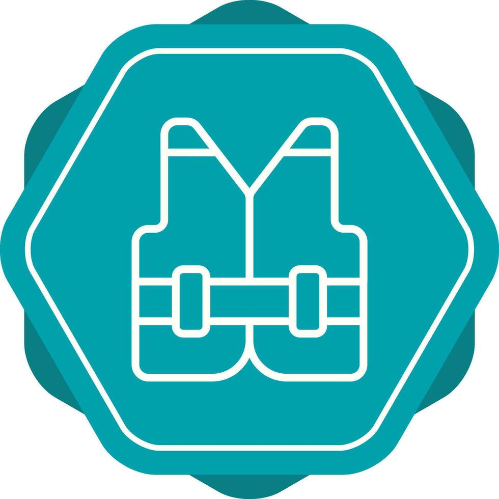 Reflective vest Vector Icon