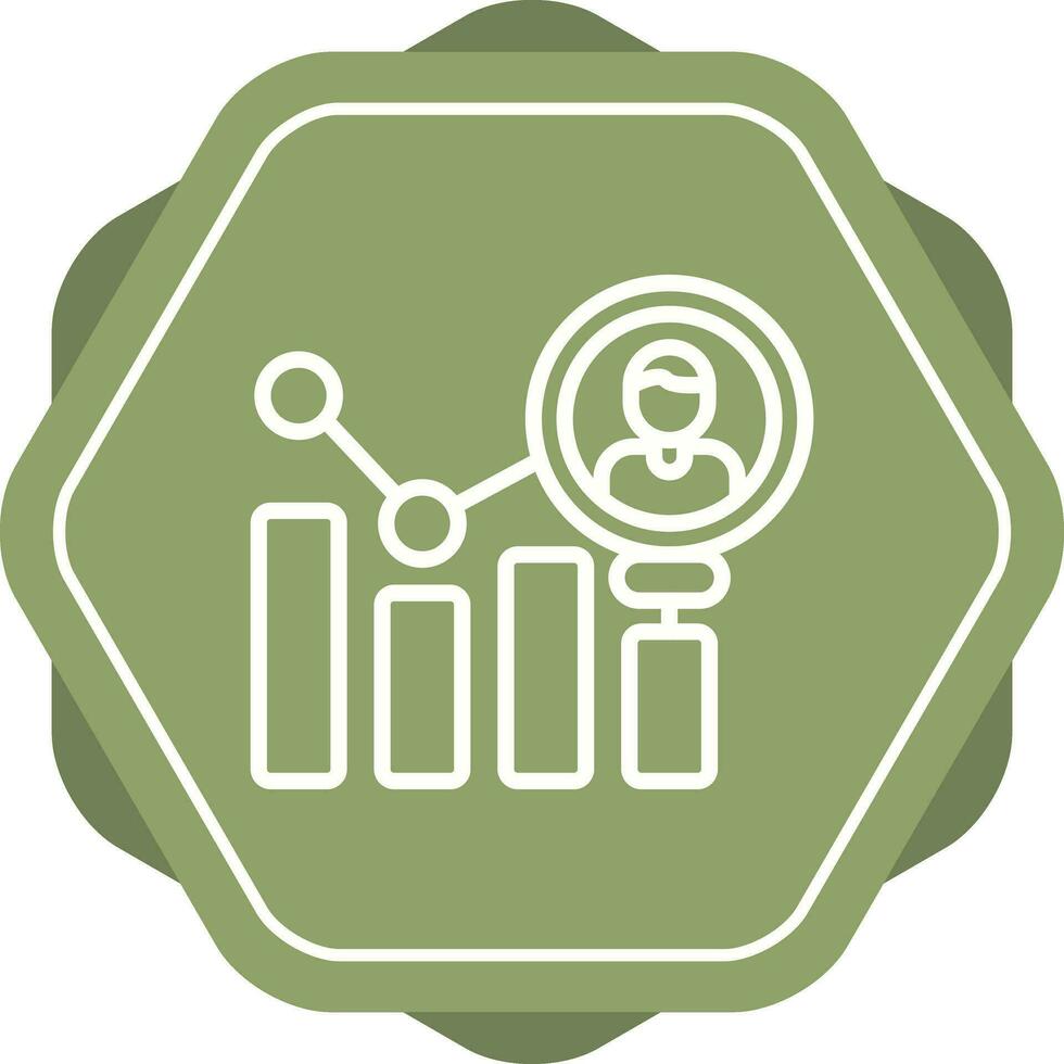 Customer Analytics Vector Icon