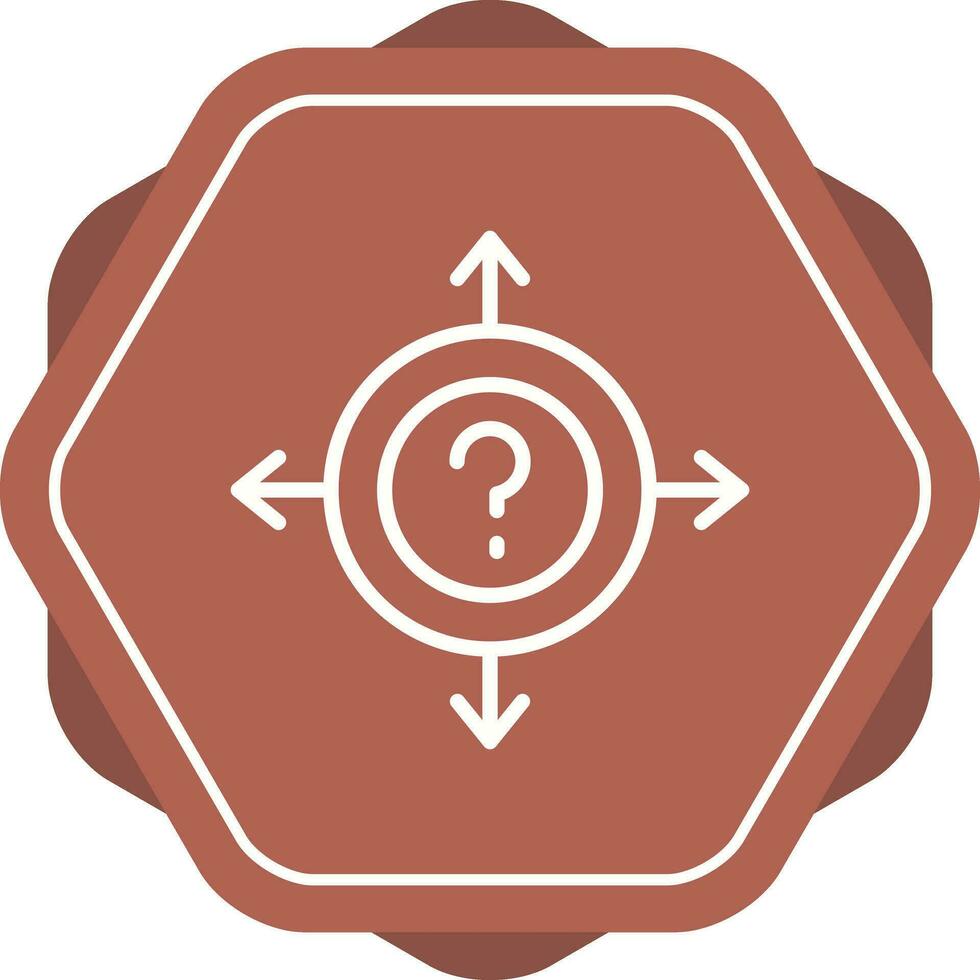 Uncertainty Vector Icon